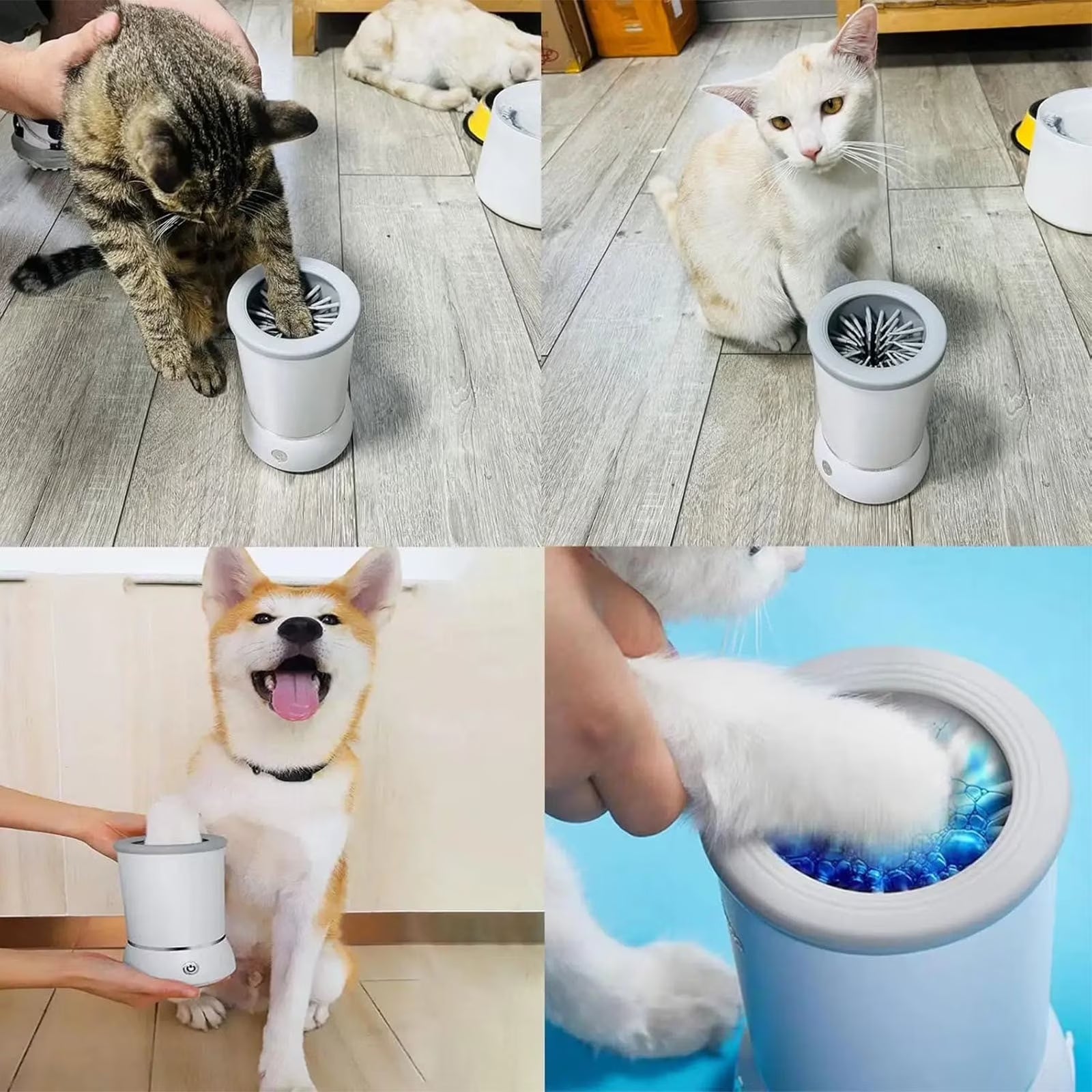 Pet Foot Washing Electric Foot Washing Machine for Home Dogs and Cats Paw Cleaner Non Wiping Automatic Foot Washing Machine